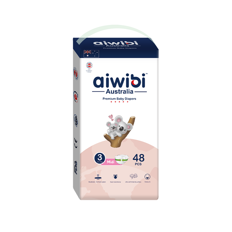 [Tape] Aiwibi Premium Natural Baby Tape Diapers - East Malaysia Only