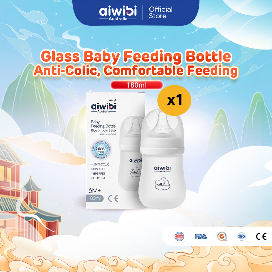 Aiwibi Baby Feeding Bottle Glass