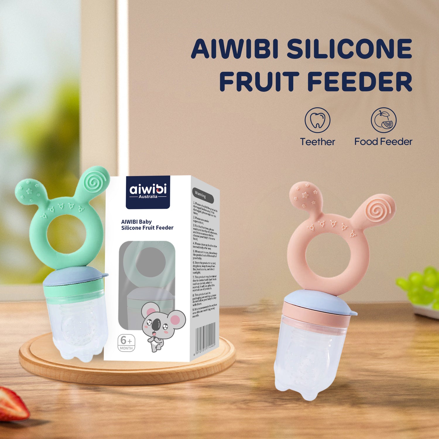 Aiwibi Baby Silicon Fruit Feeder