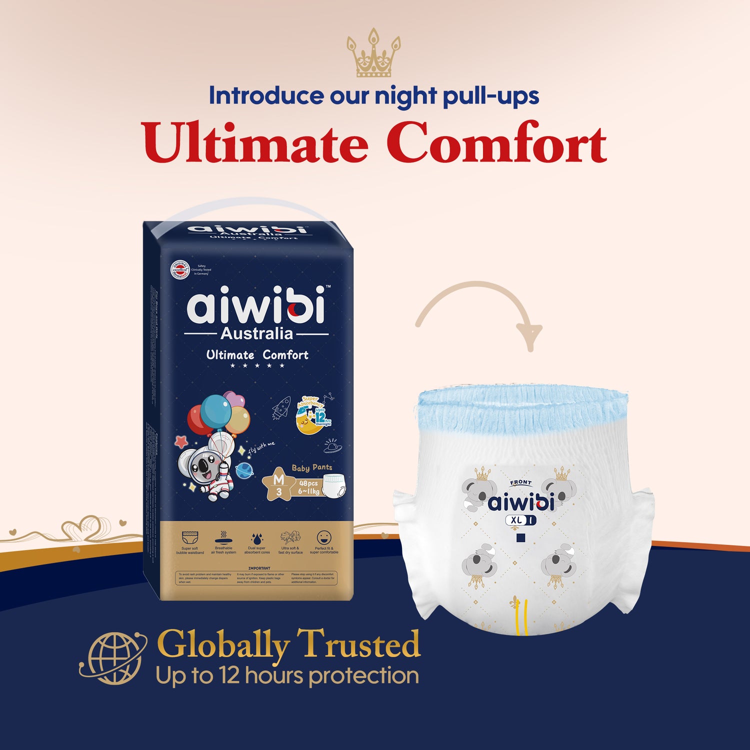 [Pants] Aiwibi Ultimate Comfort Baby Diaper Pants