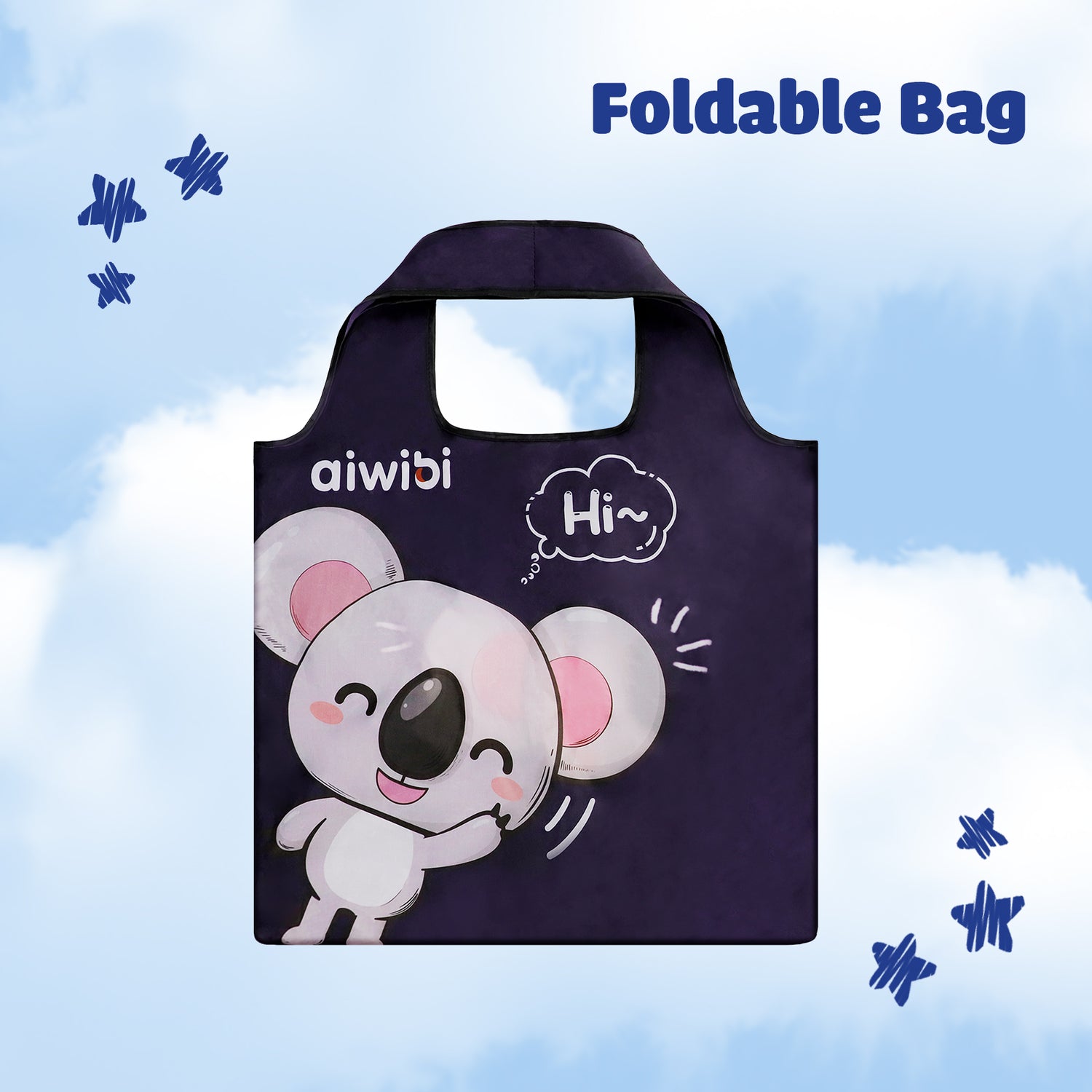 Aiwibi Reusable Foldable Grocery Bag