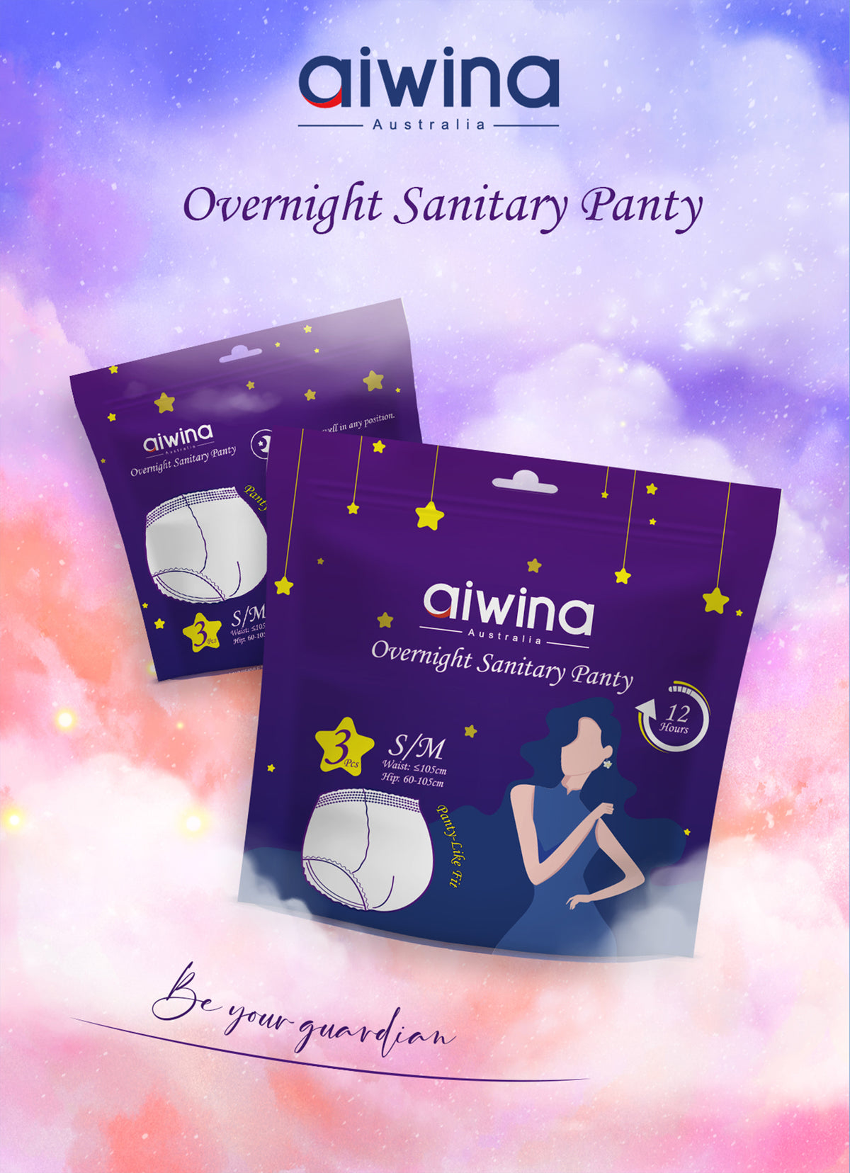 [Clearance Sale] AIWINA Sanitary Panties (3's) – 1 Pack