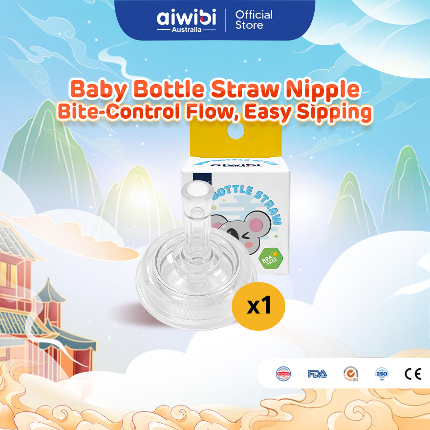 Aiwibi Baby Bottle Accessories - Nipple | Straw