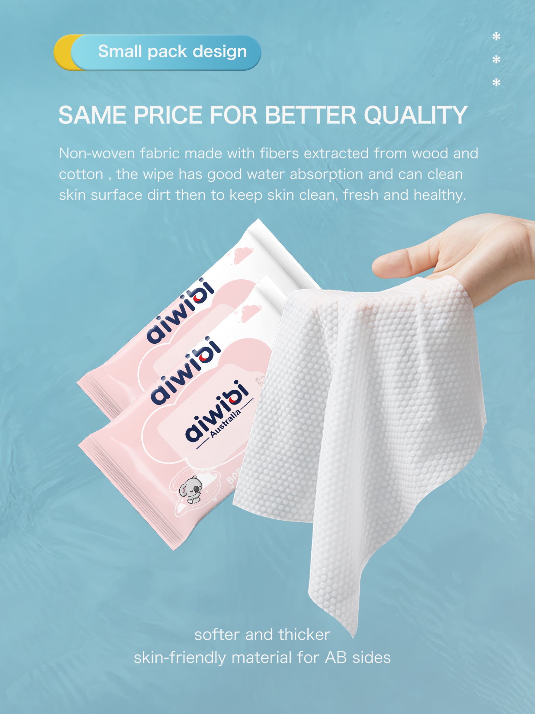 Aiwibi Gentle Soft Baby Wet Wipes 20 Pcs – Aiwibi Malaysia