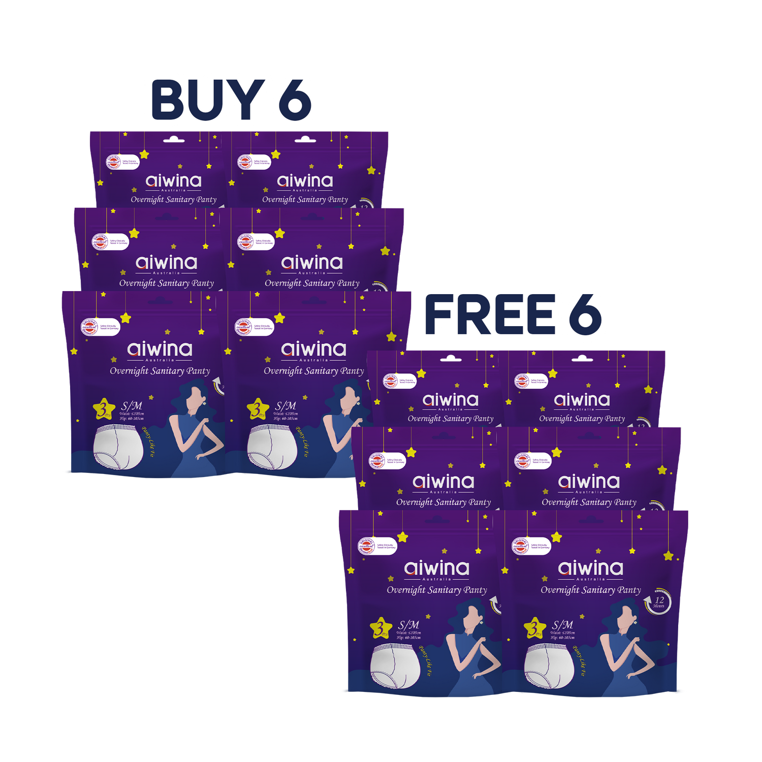 [BUY6FREE6] Aiwina Sanitary Panty