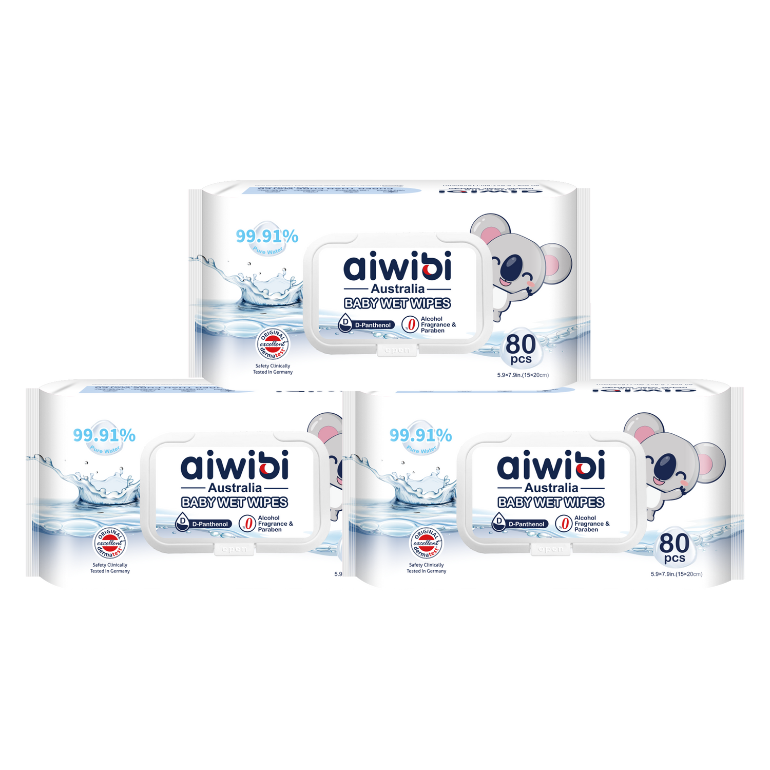 Aiwibi Baby 99.91% Pure Water Wipes (suitable for hand & mouth care)