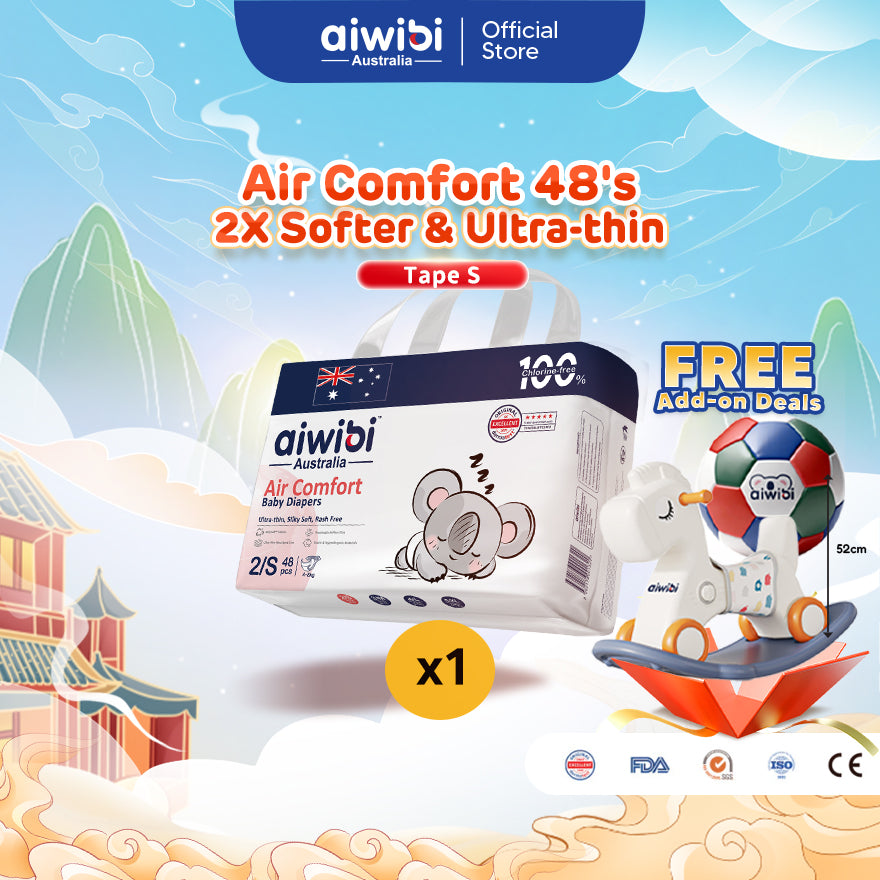 Aiwibi Baby Diapers Air Comfort (Tape)