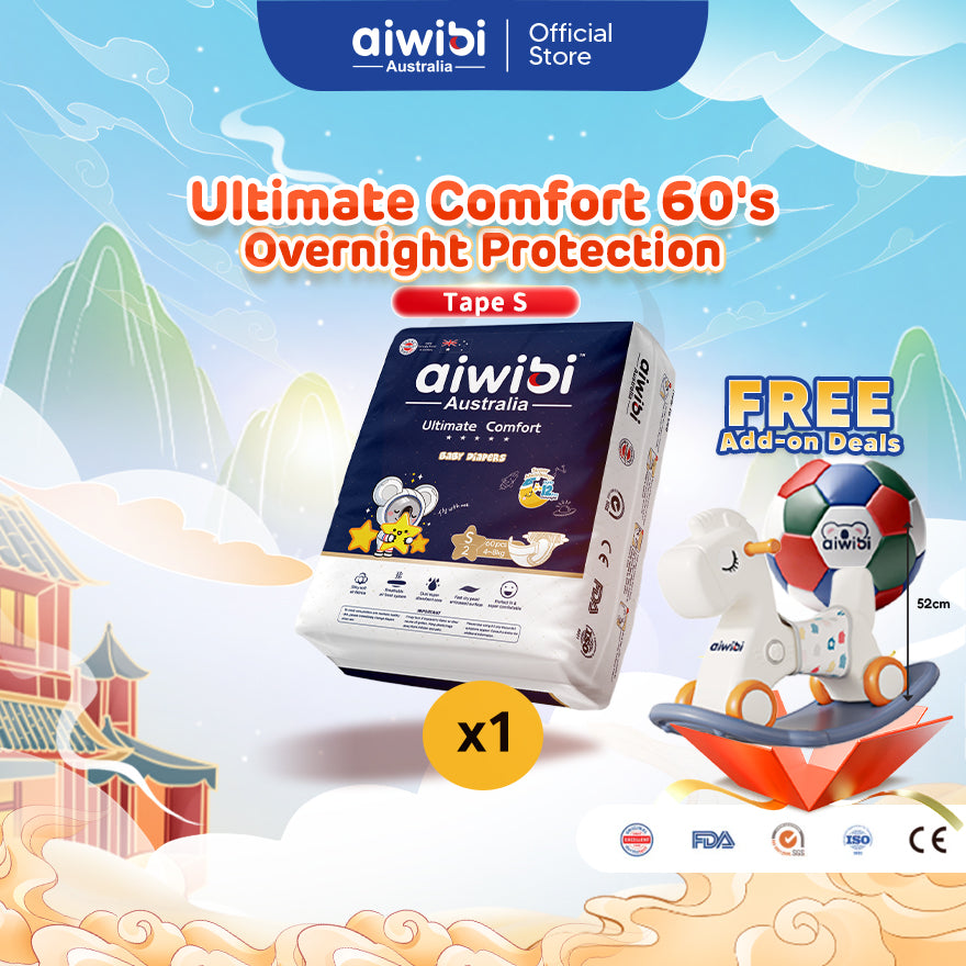 Aiwibi Baby Diapers Ultimate Comfort (Tape)