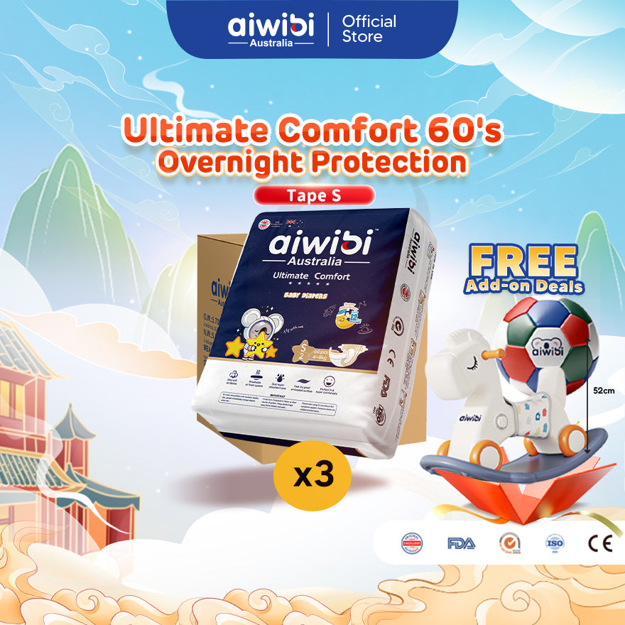 Aiwibi Baby Diapers Ultimate Comfort (Tape)