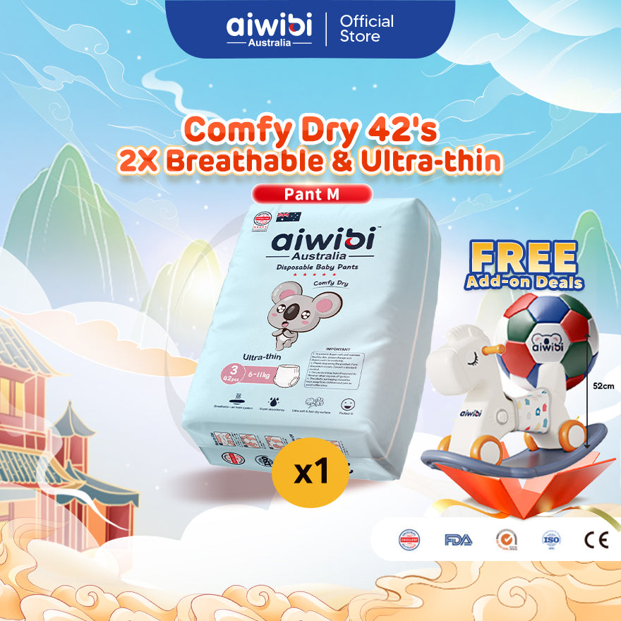 Aiwibi Baby Diapers Comfy Dry (Pant)