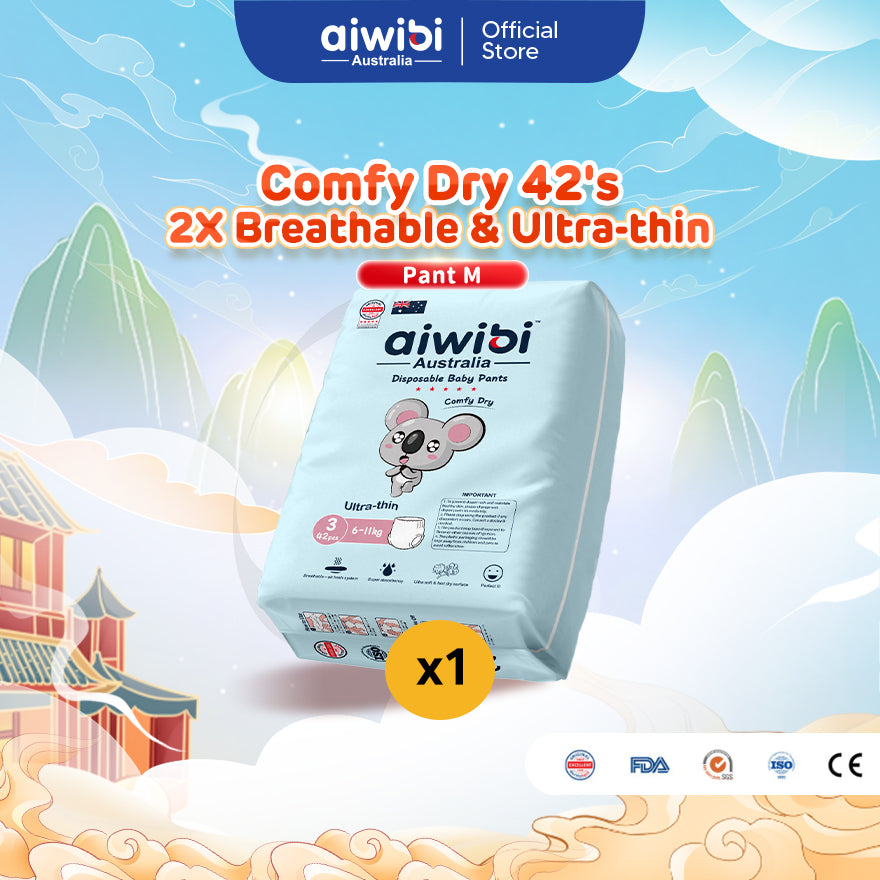 Aiwibi Baby Diapers Comfy Dry (Pant)