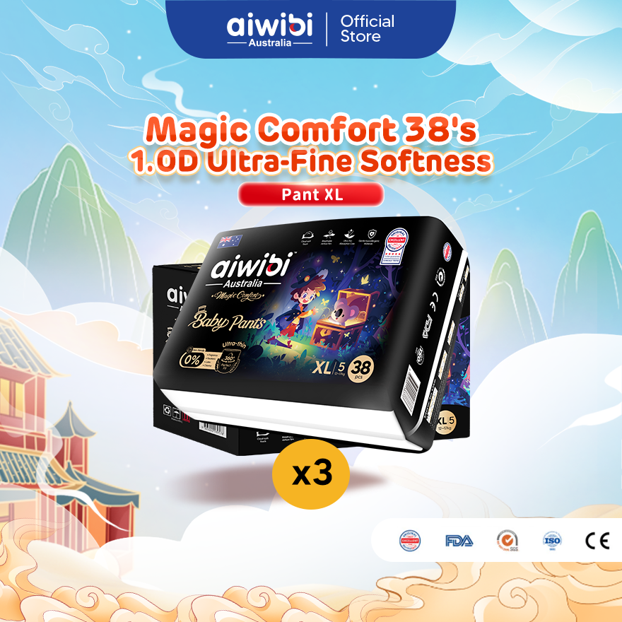 Aiwibi Baby Diapers Magic Comfort (Pant) NEW