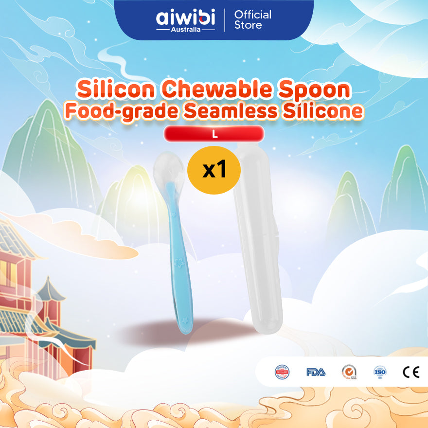 Aiwibi Baby Silicon Chewable Spoon L