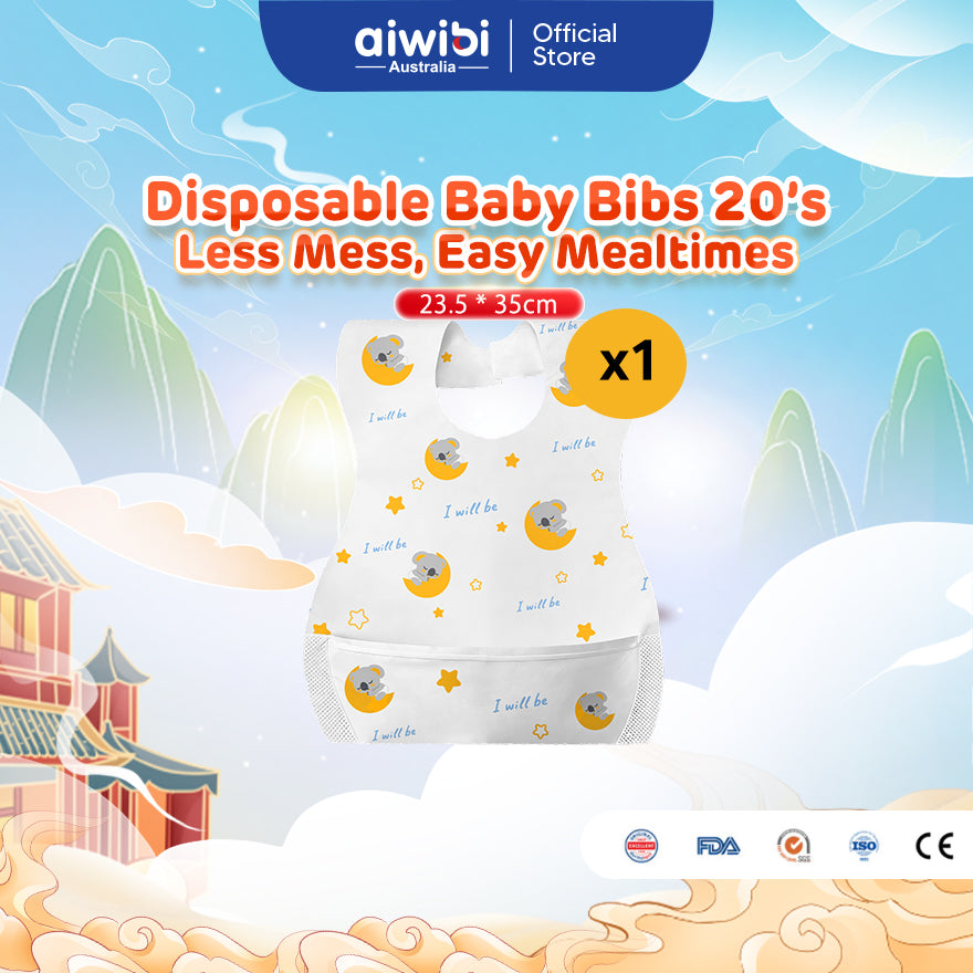 Aiwibi Disposable Baby Bibs