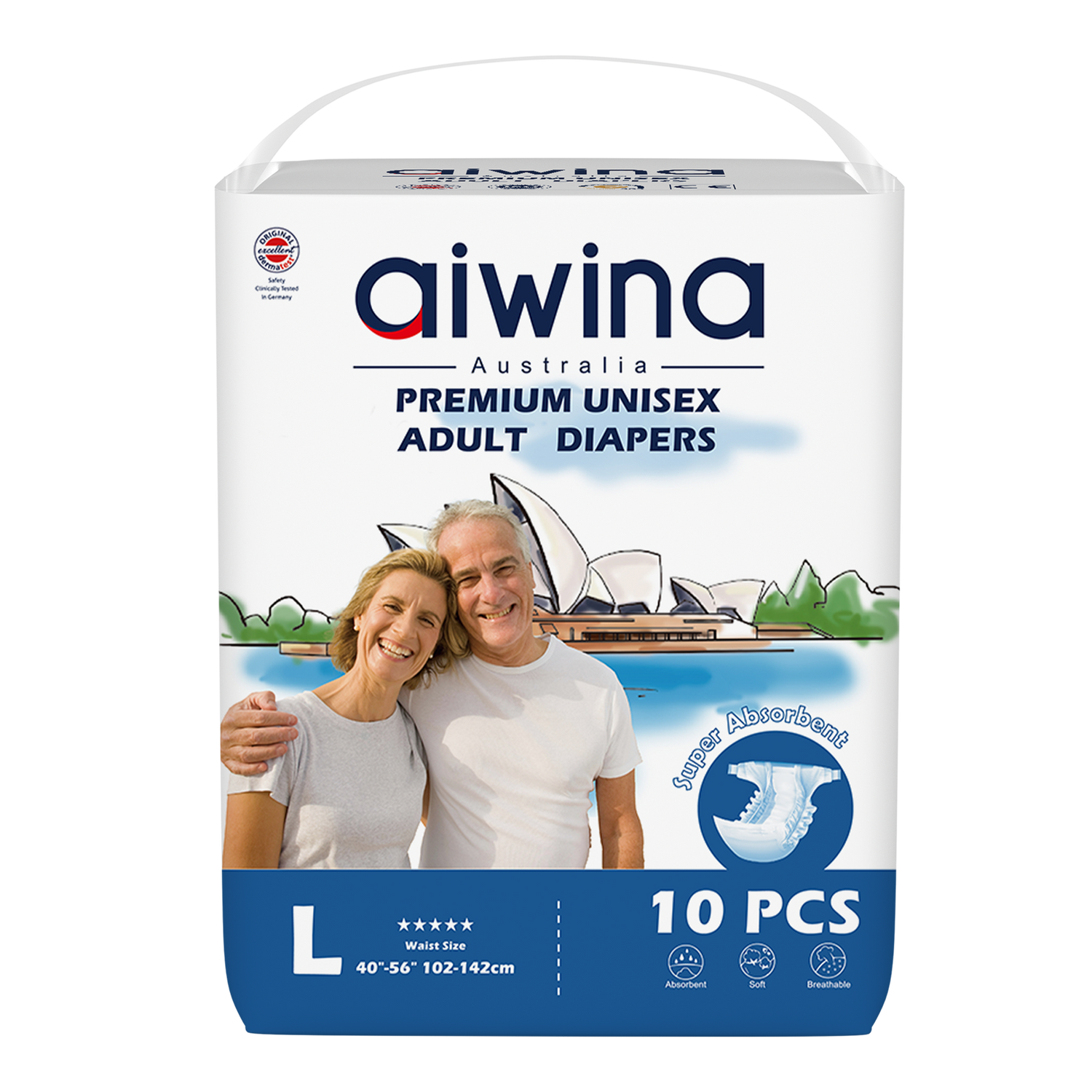 [Tape] Aiwina Premium Unisex Adult Tape Diapers