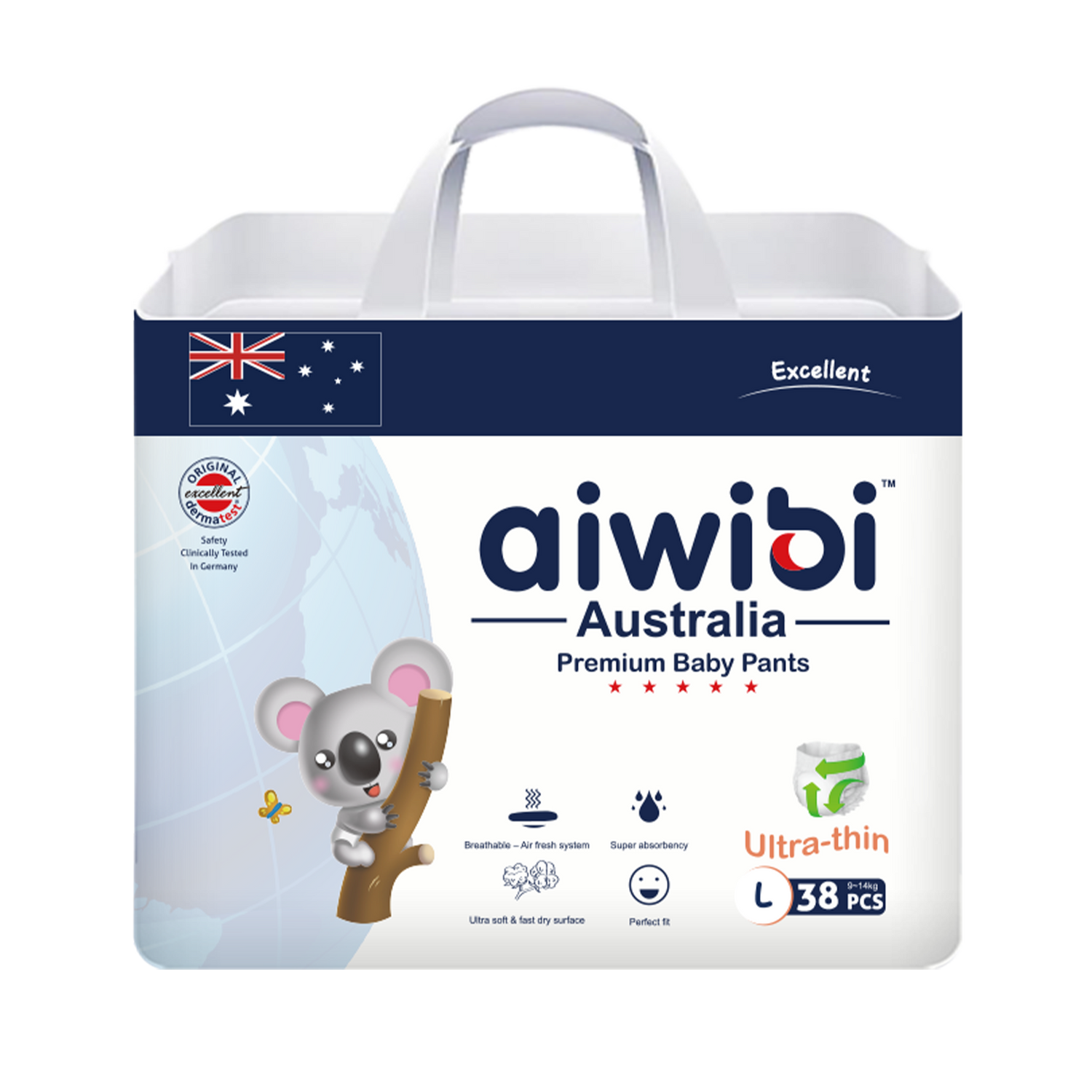 [Pants] Aiwibi Premium Natural Baby Diaper Pants - East Malaysia Only