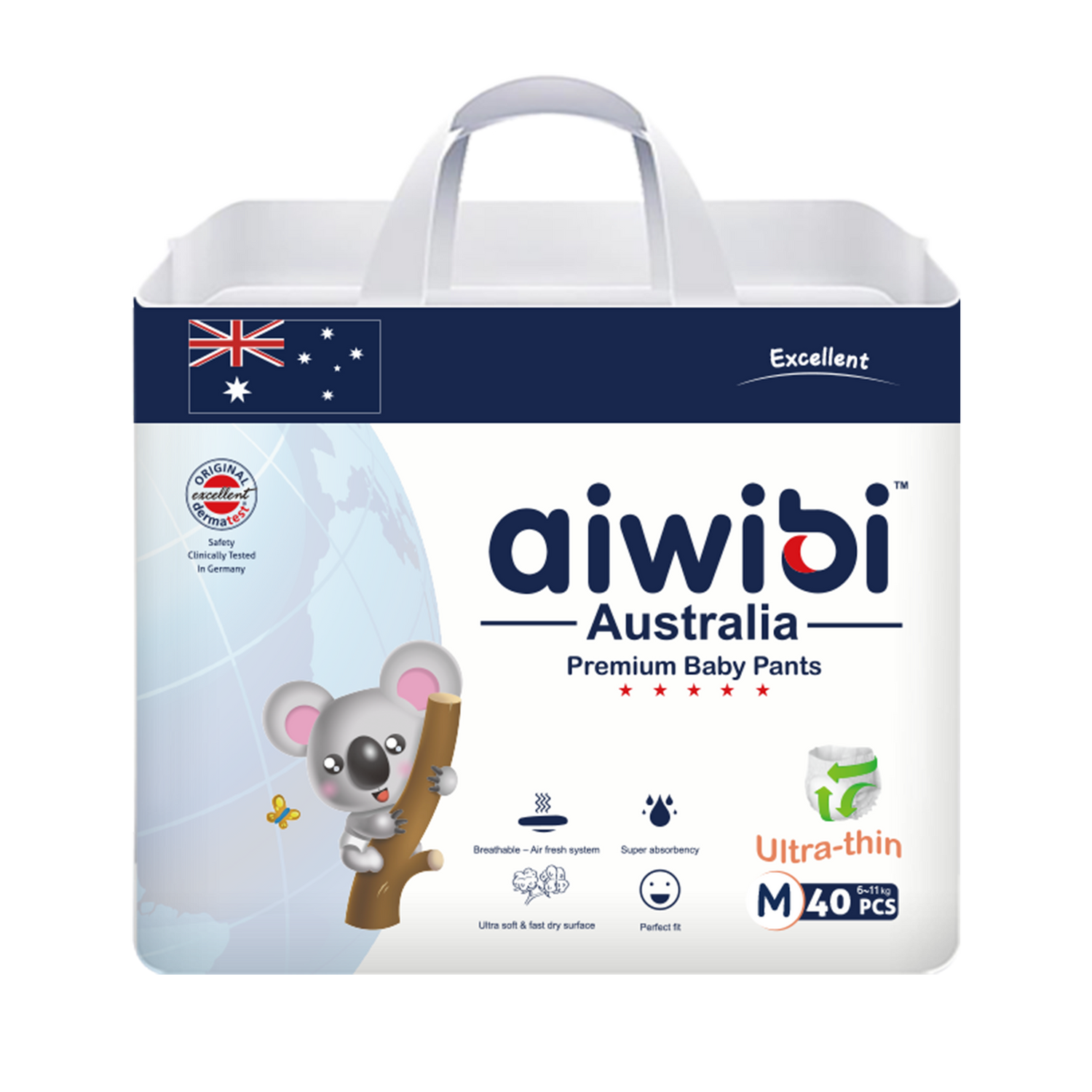 [Pants] Aiwibi Premium Natural Baby Diaper Pants - East Malaysia Only