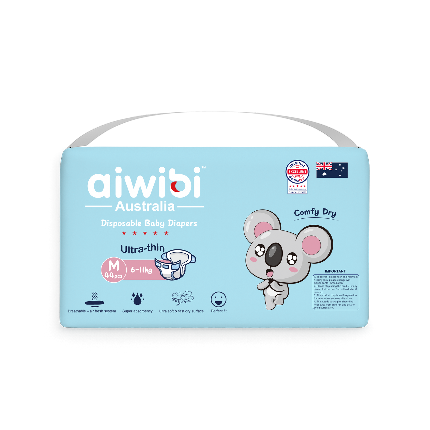 [Tape] Aiwibi Comfy Dry Baby Tape Diapers
