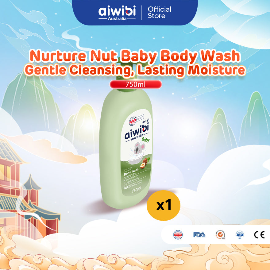 Aiwibi Nurture Nut Baby Body Wash (750ml)