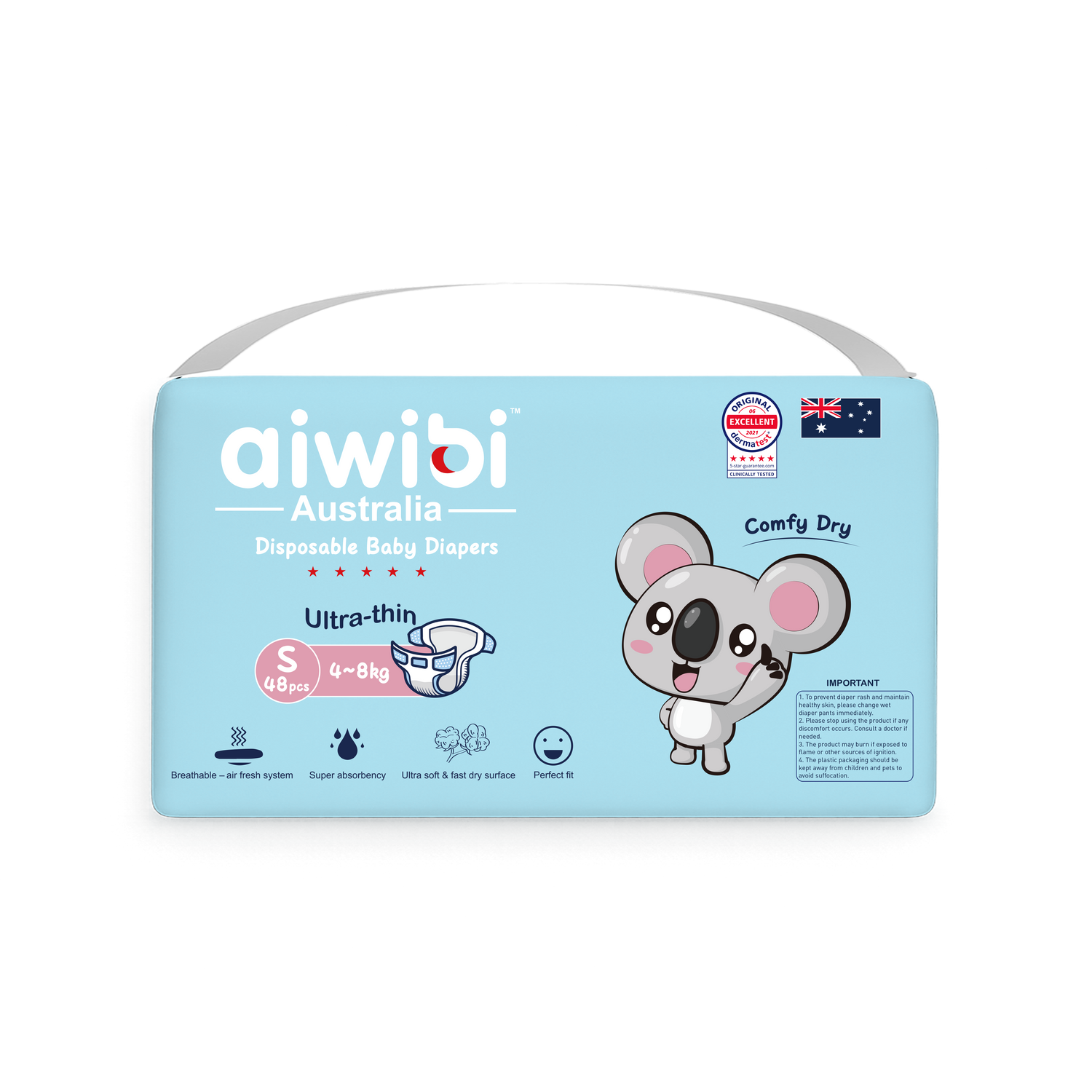[Tape] Aiwibi Comfy Dry Baby Tape Diapers