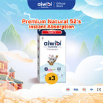 Aiwibi Baby Diapers Premium Natural (Tape)