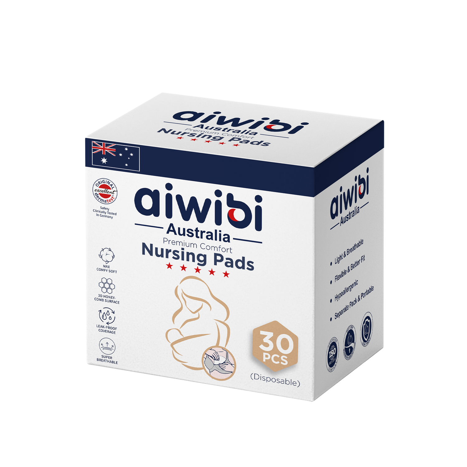 Aiwibi Premium Comfort Nursing Pad (30's)