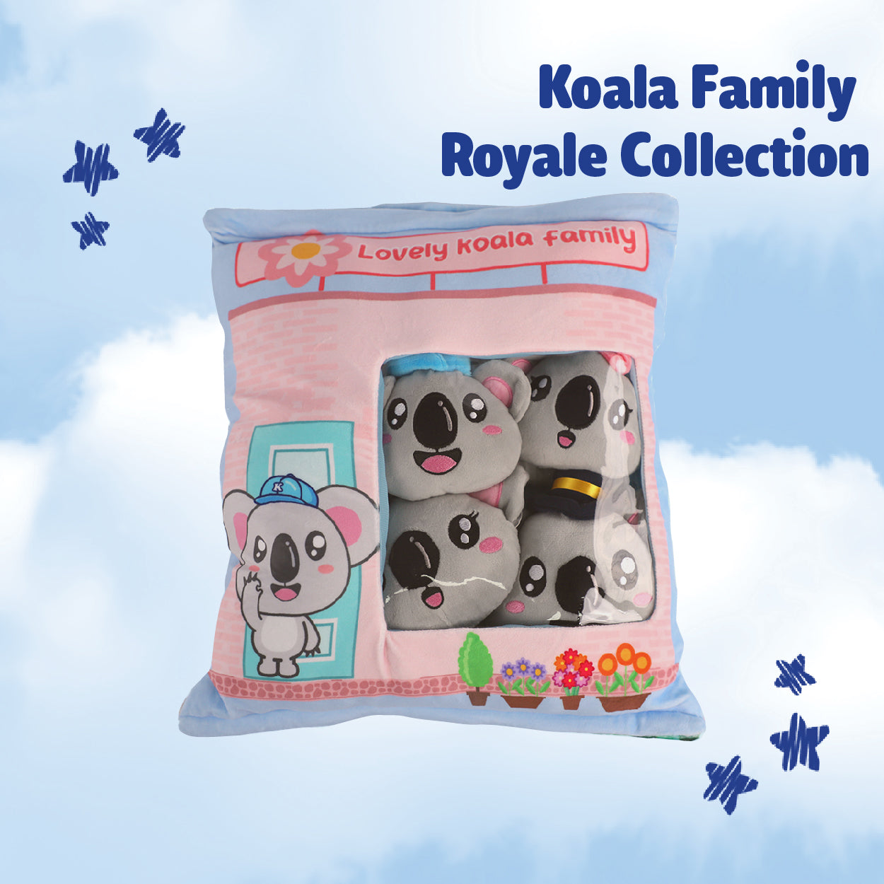 Koala Family Royale Collection Plush Toy - Pillow